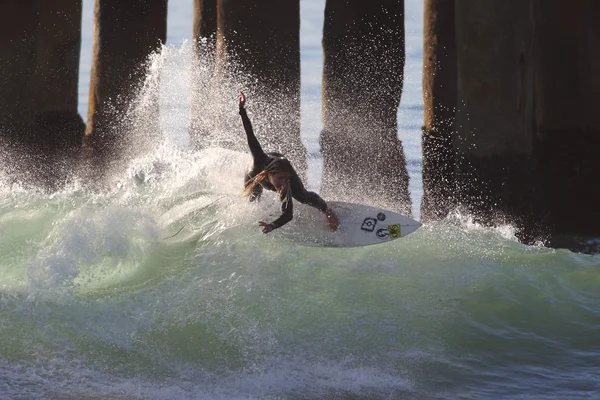 Surf a Manhattan Beach, California — Foto Stock