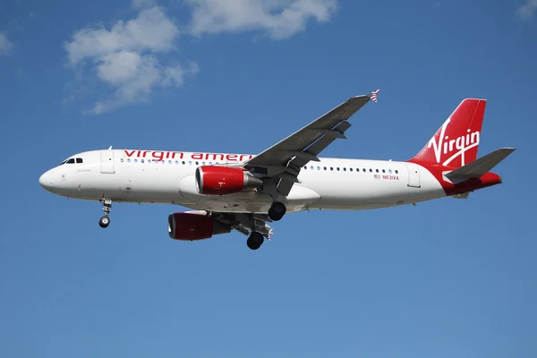 Virgin America Airbus A320 — Stok fotoğraf