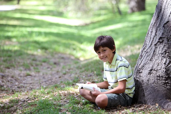 Boy in the forest series — Stock Photo, Image
