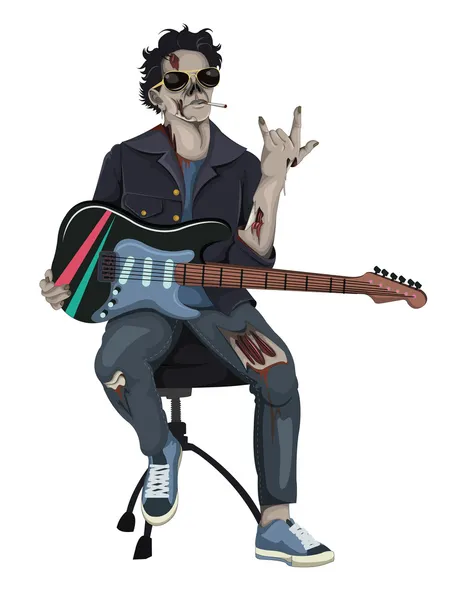 Rocker Zombie — Image vectorielle