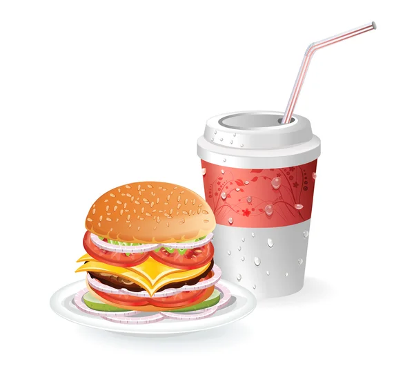 Fast-Food —  Vetores de Stock