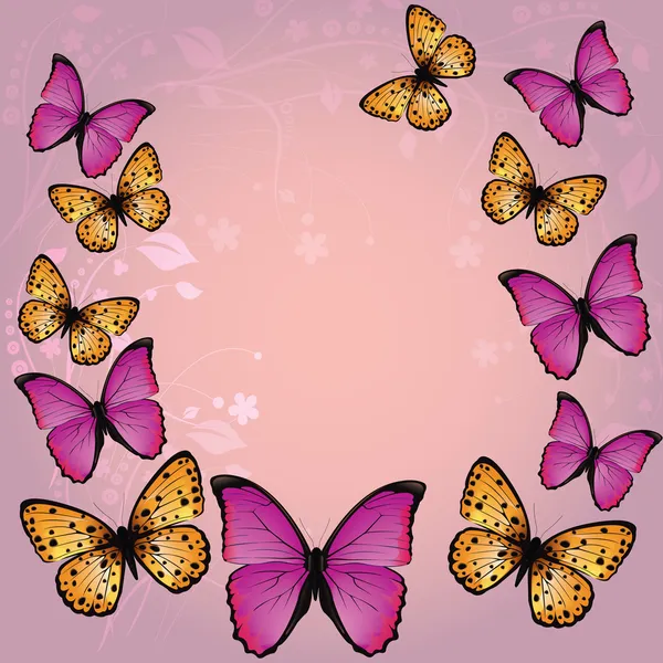 Purple butterfly Vector Art Stock Images | Depositphotos