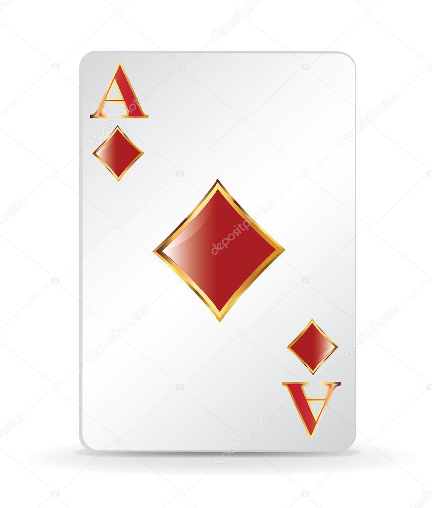 Diamonds playing card