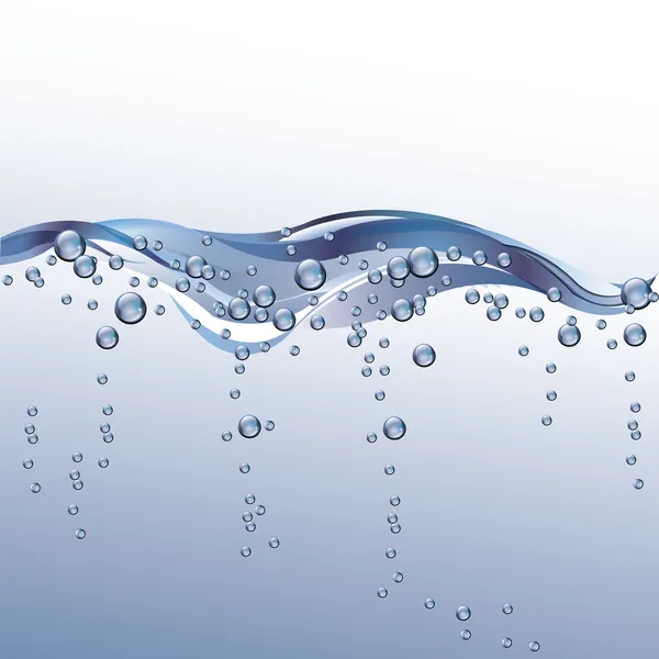 Fond d'eau — Image vectorielle