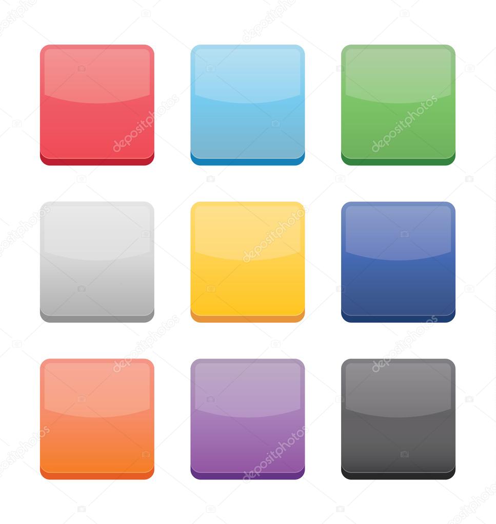 Blank Icons Templates for Web Mobile and Applications