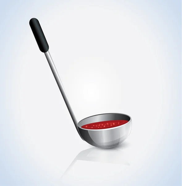 Ladle Of Sup — стоковый вектор