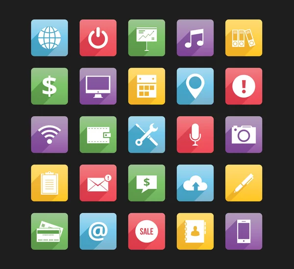 Conjunto de iconos web 2 — Vector de stock