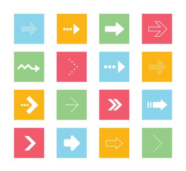 vector pijlen iconen set 2