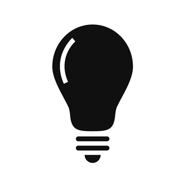 Vektorové ikonu žárovky — Stockový vektor