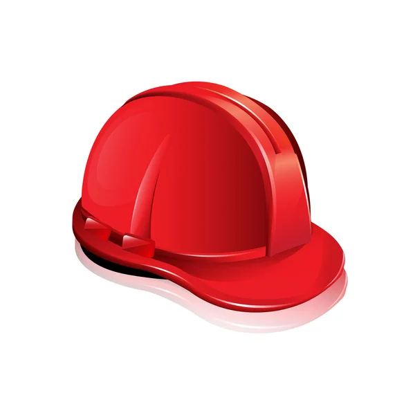 Casque rouge — Image vectorielle