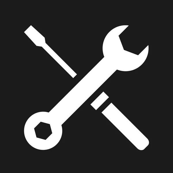 Vector Wrench And Screwdriver Icon — Stock Vector © magurok5 30758339