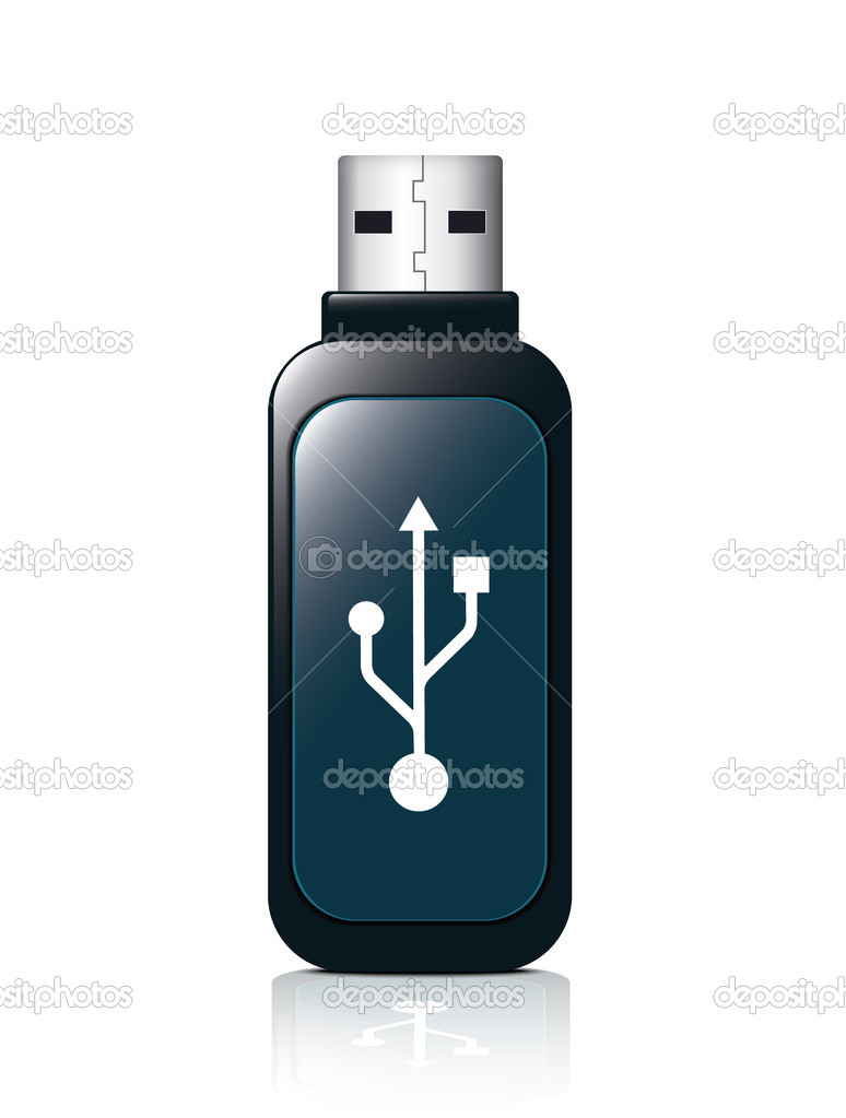 USB Flash Drive Icon Stock Vector by ©magurok5 32661433