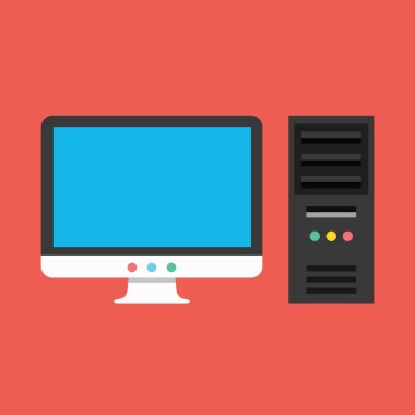 vektör bilgisayar simgesi