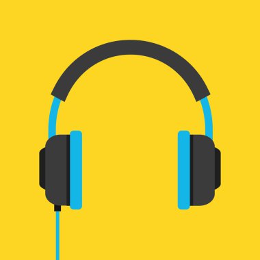 vektör kulaklık simgesi