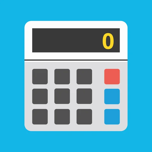 Vector Calculator Icon — Stock Vector