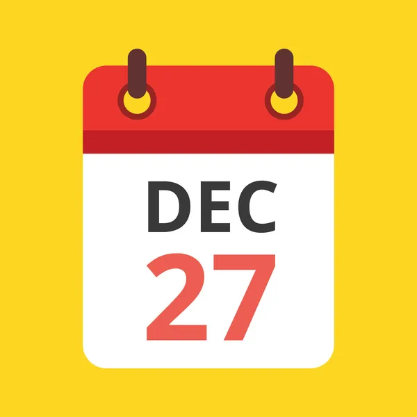 Icono del calendario vectorial — Vector de stock