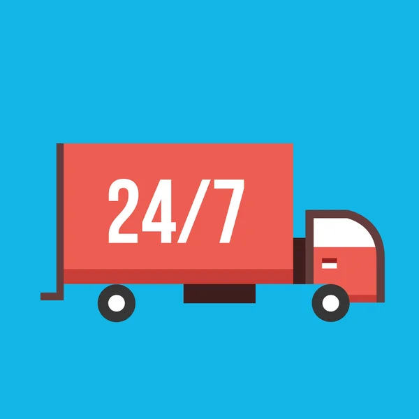 Vecteur livraison camion icône — Image vectorielle