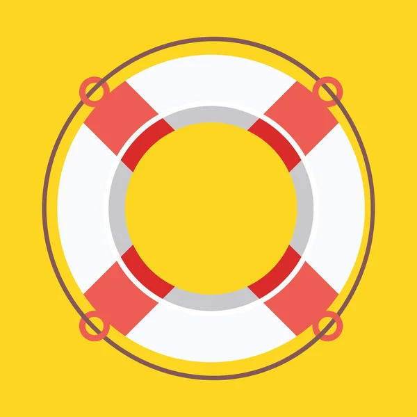 Vector Lifebuoy Icon — Stock Vector