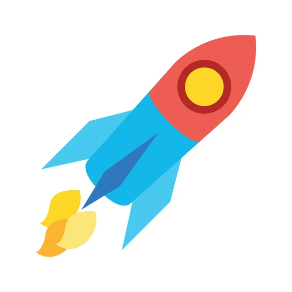 Vector Rocket Icon — Stock Vector