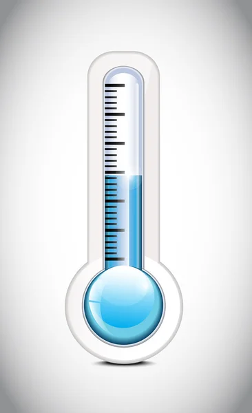 Cold Thermometer — Stock Vector