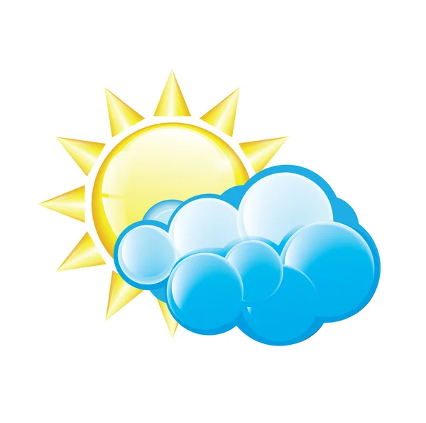 Cloudy Icon — Stock Vector