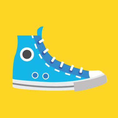 vektör sneaker simgesi
