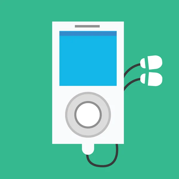 Vector Music Player Icon — Stock Vector