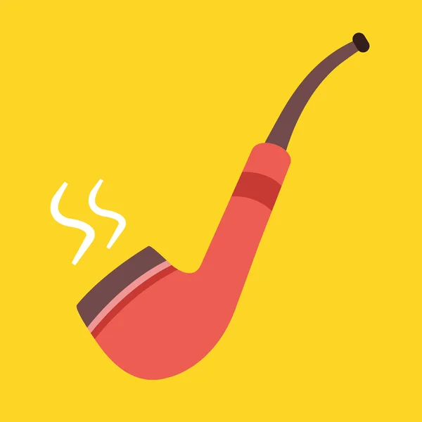 Icône de tuyau de tabac vectoriel — Image vectorielle