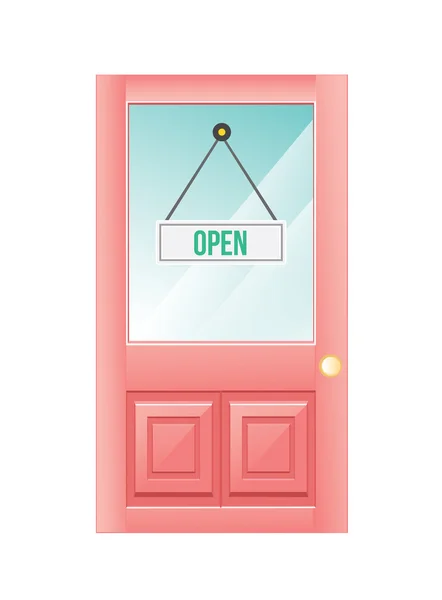 Door Open — Stock Vector