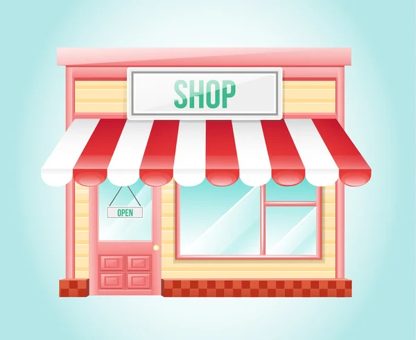 Shop Market Icon — Stock Vector