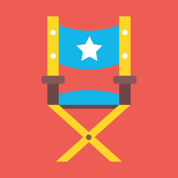 Vector Director Chair Icon