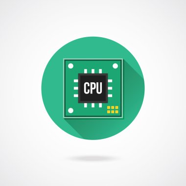 CPU simge vektör
