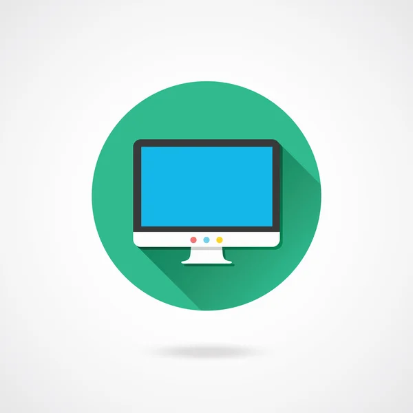 Icono de pantalla vectorial — Vector de stock