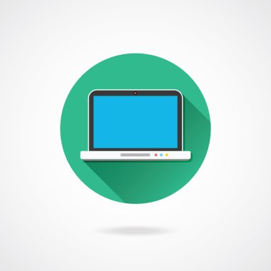 vektör dizüstü bilgisayar simgesi