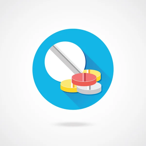 Vector Pills Icon — Stock Vector