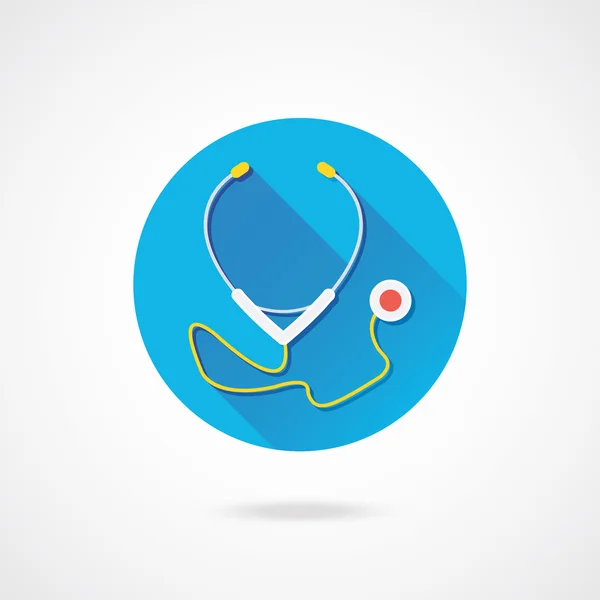 Vector Stethoscope Icon — Stock Vector