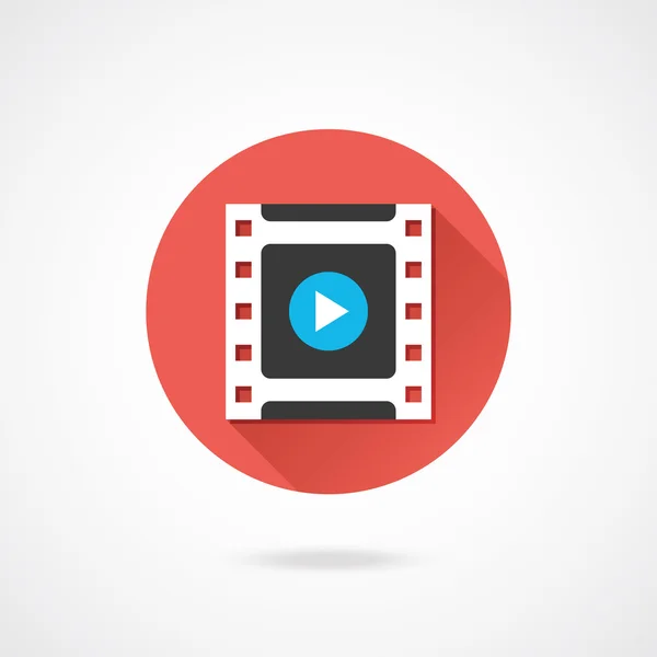 Vector videoframe pictogram — Stockvector