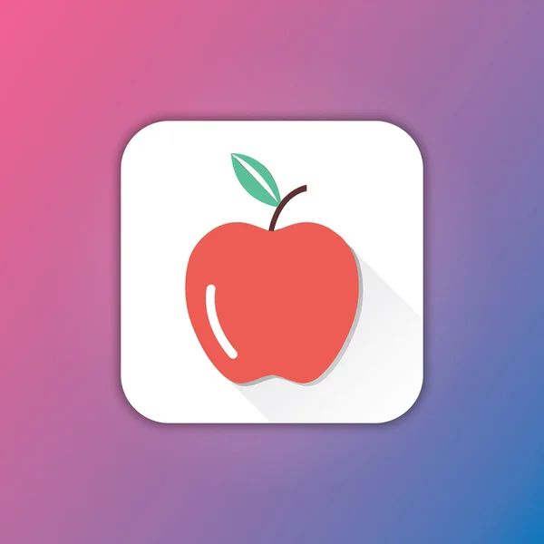 Vector apple-pictogram — Stockvector