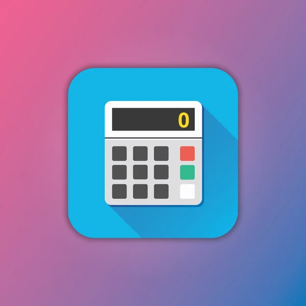 Vector Calculator Icon — Stock Vector