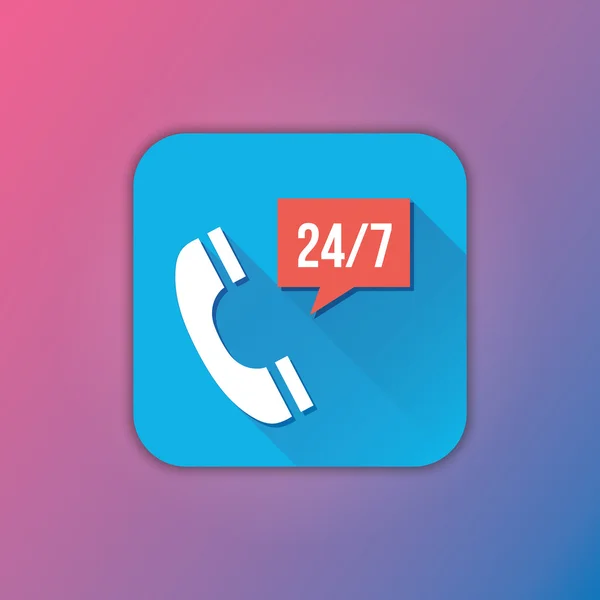 Vector Call Service Icon — Stock Vector