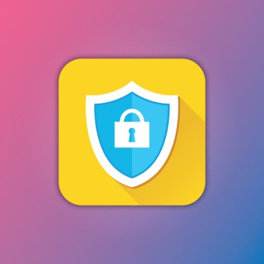 Vektör Koruyucu Kalkan Simgesi