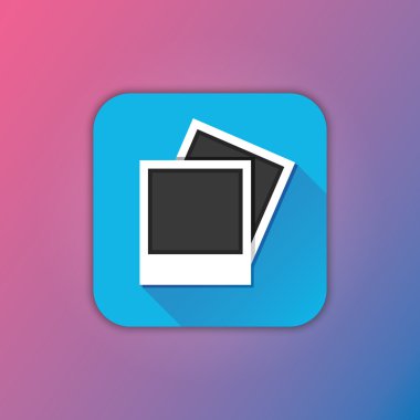 vektör fotoğraf çerçeveleri simgesi