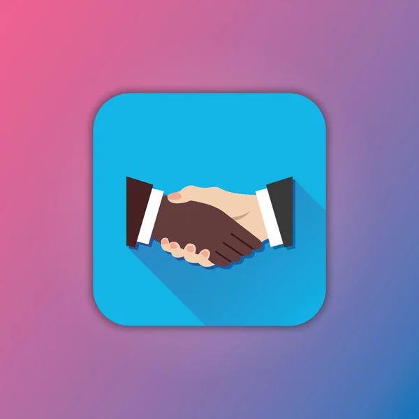 Vector Handshake Icon — Stock Vector