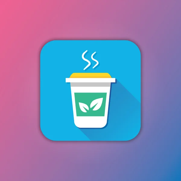Vecteur tasse de thé icône — Image vectorielle
