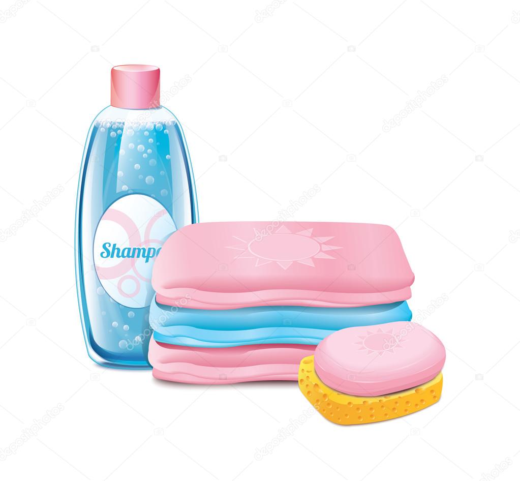Shampoo Soap Towel