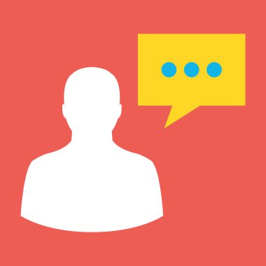 vektör ileti simgesi