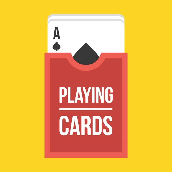 Vector Deck of Playing Cards Icono — Archivo Imágenes Vectoriales