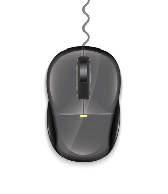 bilgisayar mouse siyah