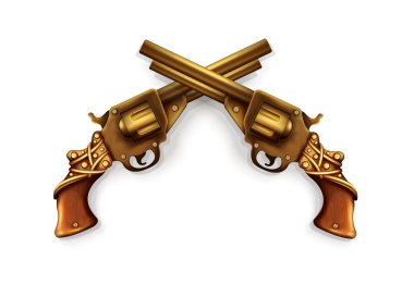 vektör çapraz revolverler