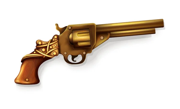 Пістолет вектор — стоковий вектор